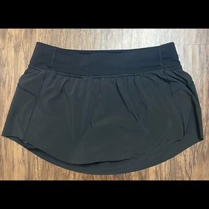 Lululemon black tennis skirt